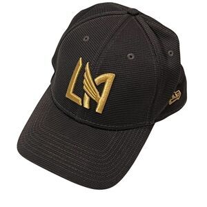 New Era 39Thirty LA Football Club Hat Large X-Large Grey